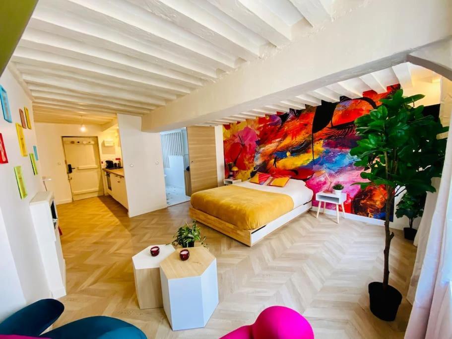 Ferienwohnung Le Pop Rouen Exterior foto