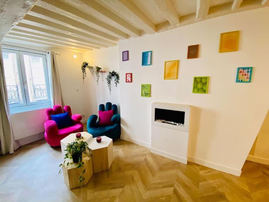 Ferienwohnung Le Pop Rouen Exterior foto
