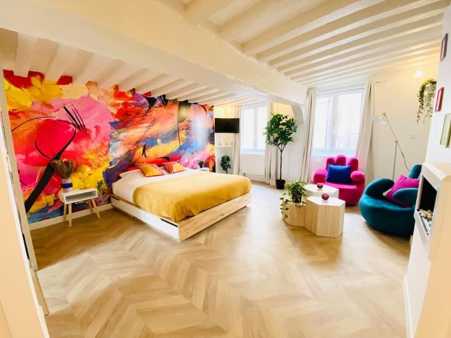 Ferienwohnung Le Pop Rouen Exterior foto